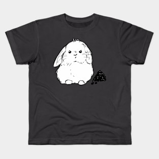 Art theft is poop bunny Kids T-Shirt